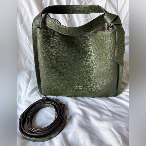 Kate Spade Knott Medium Crossbody Tote Bonsai Tree - Picture 1 of 9